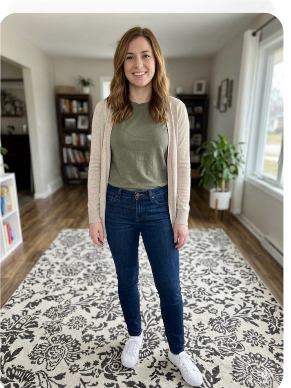 PAIGE Dark Blue Skinny Jeans